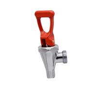 Fenteer Robinet pour Boissons Chaudes Bec Verseur pour Carafe Robinet de Contrôle en Métal Cuivré avec Ajustement du Débit Adapté pour Restaurants Événements, Rouge