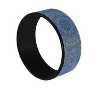 Fenteer Roue de Outil D'Étirement du Dos et Rouleau de Massage Support pour Postures pour Améliorer La Souplesse Adaptée pour Les Séances à Domicile et E, Bleu