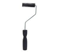 Fenteer Rouleau Débulleur Outil de Stratification En Fibre de Verre Kit à Pagaie avec Poignée Ergonomique Confortable Adapté pour La Réparation de Bateaux, Tête 28mmx100mm