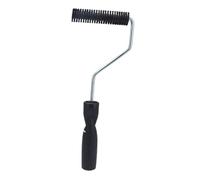 Fenteer Rouleau Débulleur Outil de Stratification En Fibre de Verre Kit à Pagaie avec Poignée Ergonomique Confortable Adapté pour La Réparation de Bateaux, Tête 28mmx125mm