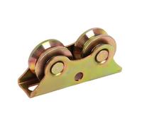 Fenteer Roulette pour Porte Coulissante Rouleau de Porte Patio Guide de Sol Coulissant Roue En Acier avec Roulement Adaptée Aux Portes Intérieures Machines I, 12.9 Cm X 3.4 Cm X 6