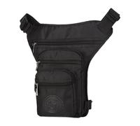 Fenteer Sac de Jambe Sac Banane Multifonctionnel Sac de Poitrine Sacoche de Pochette de Approprié pour La Randonnée l'escalade L'Équitation et Le, Noir