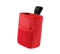 Fenteer Sac de Transport Pratique pour Chien, Pochette Gourmande, Rouge