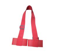 Fenteer Sangle Porte-Ski Universelle Sangle Transport Bâtons Sangle Réglable Nylon Polyester Système Épaule Convient pour Adultes et Enfants Lors de S, Rouge
