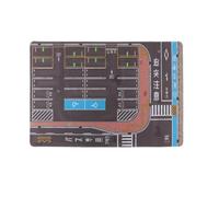 Fenteer Scène de Parking Tapis de Jeu pour Diorama Modèle Réduit Garage Miniature en Caoutchouc et Tissu Souple Adapté pour La Collection à Domicile et La Déc, J