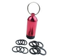 Fenteer Scuba Diving Porte-clés O Rings Outil de Régulateur en Laiton Solide pour Entretien de Valve et Cylindre Adapté Aux Plongeurs Utilisation Qu, Rouge