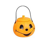 Fenteer Seau de Citrouille d'halloween Seau à Bonbons Accessoires d'halloween Panier à Bonbons Décor Portable Panier-Cadeau Thanksgiving avec Poignée Trick Or, Style b