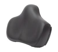 Fenteer Selle de Vélo Coussin de Siège Confortable Selle de Montagne Siège de Remplacement en Cuir PU et Éponge Élastique Convenable pour Le Cyclisme de Loisi, Noir