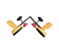 Fenteer Séparateur de Joint de Comptoir Outil de Fixation de Jonction de Pierre Dispositif D'Assemblage avec Ventouses En Acier Inoxydable Adaptation Précise, Jaune 2 Ventouses