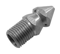 Fenteer Sewer Nozzle Spécial Égout Buse Orientable à Arrière Accessoire Robuste de Nettoyage En Acier Inoxydable Pièce pour Système de Tuyauterie, avant 1 Arrière 6
