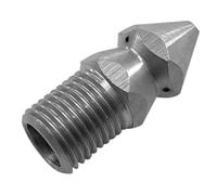 Fenteer Sewer Nozzle Spécial Égout Buse Orientable à Arrière Accessoire Robuste de Nettoyage En Acier Inoxydable Pièce pour Système de Tuyauterie, avant 1 Arrière 3