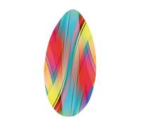Fenteer Skimboard Planche de Sable Planche de Vague Planche en Bois Surf de Plage Construction et Légère pour Maniabilité Facile Adapté pour Adolescen, Style D