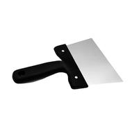 Fenteer Spatule à Chocolat Lisseur à Pâte Coupe-pâte et Spatule à Crème en Acier Inoxydable Robuste pour Adapté pour Les Chocolatiers et L, Petit