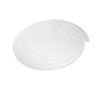 Fenteer Spirale Acrylique pour Gâteau, Décoration Déployable avec Trous pour Suspendre Fleurs et Perles, Décoration de Table de Fête, Idéale pour Mariage, Anniversaire, Baby Shower, 40 cm
