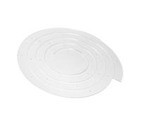 Fenteer Spirale Acrylique pour Gâteau, Décoration Déployable avec Trous pour Suspendre Fleurs et Perles, Décoration de Table de Fête, Idéale pour Mariage, Anniversaire, Baby Shower, 30 cm