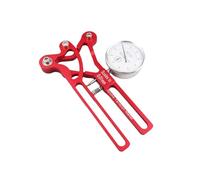 Fenteer Spoke Tension Meter Outil Mesure Tension Rayons Accessoire Réparation Vélo Aluminium Affichage Digital Convient pour Cyclistes Maintenance Roue, Rouge