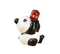 Fenteer Statue D'animal de Table, Sculpture Créative, Petite Décoration Artistique de Collection pour La Maison, Le Salon, L'entrée, Le Mariage, Le, Panda