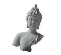 Fenteer Statue de Bouddha, Fait Main, Buste de Bouddha Créatif, Décoration pour Balcon,