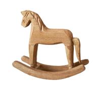 Fenteer Statue de Cheval à Bascule, Collection D'animaux, Figurine pour étagère, Salon, Bureau