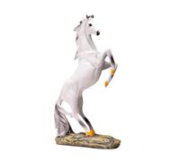 Fenteer Statue de Cheval En Résine, Objet de Collection pour Meuble, Chambre Ou Bureau.
