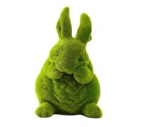 Fenteer Statue de Lapin Poilu et Pauvre En énergie - Décor - Sculpture de Jardin pour Balcon