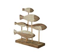 Fenteer Statue de Poisson, œuvre D'art, Sculpture Animale pour Centre de Table Ou étagère, Intérieur