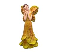Fenteer Statue Des Fleurs Figurine Décorative Sculpture Artistique Pièce de Collection En Résine de Européen Appropriée pour Le Salon La Chambre et, Jaune