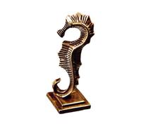 Fenteer Statue d'hippocampe en laiton, accessoire de cérémonie du thé, rétro, pour bureau, salon, bibliothèque
