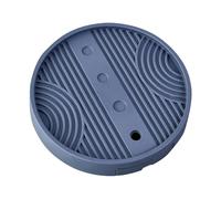 Fenteer Support à Plantes Roulant, Plateau à roulettes pour Plantes, 26,5 cm, pour terrasse, intérieur et extérieur, Gris