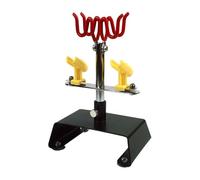 Fenteer Support Aérographe Porte-aérographe Universel Station de Rangement avec Ventouses Réglable en Métal pour Organiser l'espace Peinture Adapté à L'Atelie, Rouge Jaune