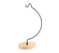 Fenteer Support Banane Porte-banane Support Fruits Crochet Banane Arbre Métal Bois Moderne Organisation Convient à La Cuisine Salle à Manger Décor Mais, de Forme Semi-circulaire