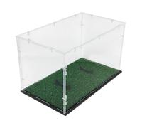 Fenteer Support D'affichage En Acrylique pour Ballon de Rugby 12.5x7x7.4 Pouces Accessoire Polorabilia, Style A