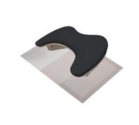 Fenteer Support de Bras En Forme de U pour Manucure, Accessoire Innovant de Nail Art, noir avec passe-partout blanc