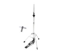 Fenteer Support de chapeau avec clé de batterie et pédale, hauteur réglable, accessoires pour instruments de percussion pour batteur débutant