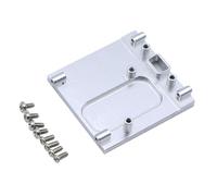Fenteer Support de Moteur de Voiture RC avec Vis, Pièce de Mise à Niveau de Siège de Support de Moteur En Métal Modifiée pour Véhicules RC MN99S 1/12 Crawler, Argent