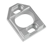 Fenteer Support de moteur réglable en alliage d'aluminium, pièce de mise à niveau de châssis léger, pour 14303 16210 1/14 1/16 RC, Argent