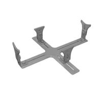 Fenteer Support de Peinture de Maquette Avion Stand Réglable Plateforme Présentoir Outil Modélisme Fonction Assemblage Facile en PP pour Les Créateurs de Modè, Gris