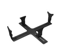 Fenteer Support de Peinture de Maquette Avion Stand Réglable Plateforme Présentoir Outil Modélisme Fonction Assemblage Facile en PP pour Les Créateurs de Modè, Noir