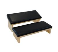 Fenteer Support de Repos pour Manucure, 2 Unités, Coussin Ergonomique pour Bras, Accessoires Nail Art, noir