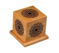 Fenteer Support D'encens En Bois Fait Main avec Couvercle pour La Détente à La Maison, CŒur