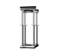 Fenteer Support d'évier sous plan, support de lavabo réglable, kit de réparation d'évier en acier inoxydable, cadre fixe, 56 Cm à 66 Cm