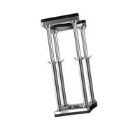 Fenteer Support d'évier sous plan, support de lavabo réglable, kit de réparation d'évier en acier inoxydable, cadre fixe, 28 Cm à 38 Cm