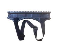 Fenteer Support En Caoutchouc pour échelles avec Fonction Anti-glissement, avec Sangle et Vis, 34,5 Cm X 4 Cm