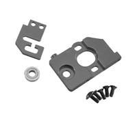 Fenteer Support Moteur RC Siège de Montage pour Voiture Télécommandée Support Métallique Fixe Accessoires Modélisme En Métal Adapté à La Compétition Collect, Titane