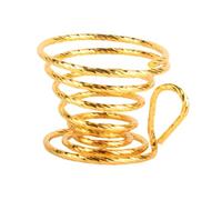 Fenteer Support Passoire à Thé Support Filtre à Thé Porte-accessoire à Thé Support Tamis à Feuilles de Thé Acier Inoxydable Compact Adapté à La Préparation Du, or