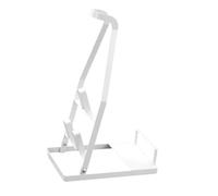 Fenteer Support pour Aspirateur Station de Stockage Râtelier Vertical Étagère Autonome Porte-Outils en Fer Stable avec Rangement D'Accessoires Adapté pour La, Pliable Blanc
