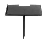 Fenteer Support pour Plaque Commémorative Marqueur de Sépulture Présentoir pour Stèle Porte-Photo Funéraire avec Installation Facile Adapté pour Les Jardins, 31 Cm X 15.5 Cm X 25