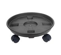 Fenteer Support Rond pour Plantes roulantes en Pot avec roulettes, Rouleau de Soucoupe pour Plantes Polyvalent pour la Maison et Le Jardin, 40CM