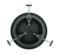 Fenteer Support Sapin Base Pied Tronc Réservoir Eau Réglable PP Solide avec Maintien Ferme pour Sapins de Noël Convenant Aux Colocataires Studios Décoration, S