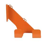 Fenteer Support Tronçonneuse Support Mural Métal Rangement Chaîne Porte-Outils Organisation Murale Fonction Polyvalente Convient Atelier Garage Maison Abri de, Orange